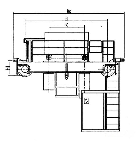 QC型电磁桥式起重机结构图2