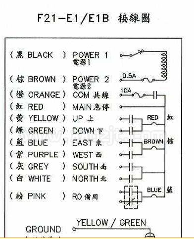 单梁起重机遥控器接线图